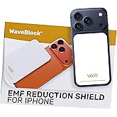 WAVEBLOCK EMF Blocker for Cell Phone - Made for iPhone 17 Pro - The Only Patented, Real Scientifically Backed, Lab-Tested 5G-Shield Sticker to Protect You & Your Loved Ones - USA Made White