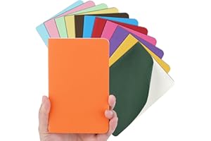 ZCZN 12 Pack Mini Notebooks Bulk, 3.5x5.5 Inches Colorful Blank Pocket Journals, 30 Sheets/60 Pages, Small Blank Notepads for