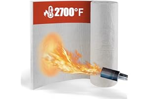 GONGYI Ceramic Fiber Insulation Blanket (31.1"x24"x1") Fireproof Insulation Kaowool for Dishwasher, Forge, Fireplace,Kilns, Stoves, Furnace 1500C/2700F