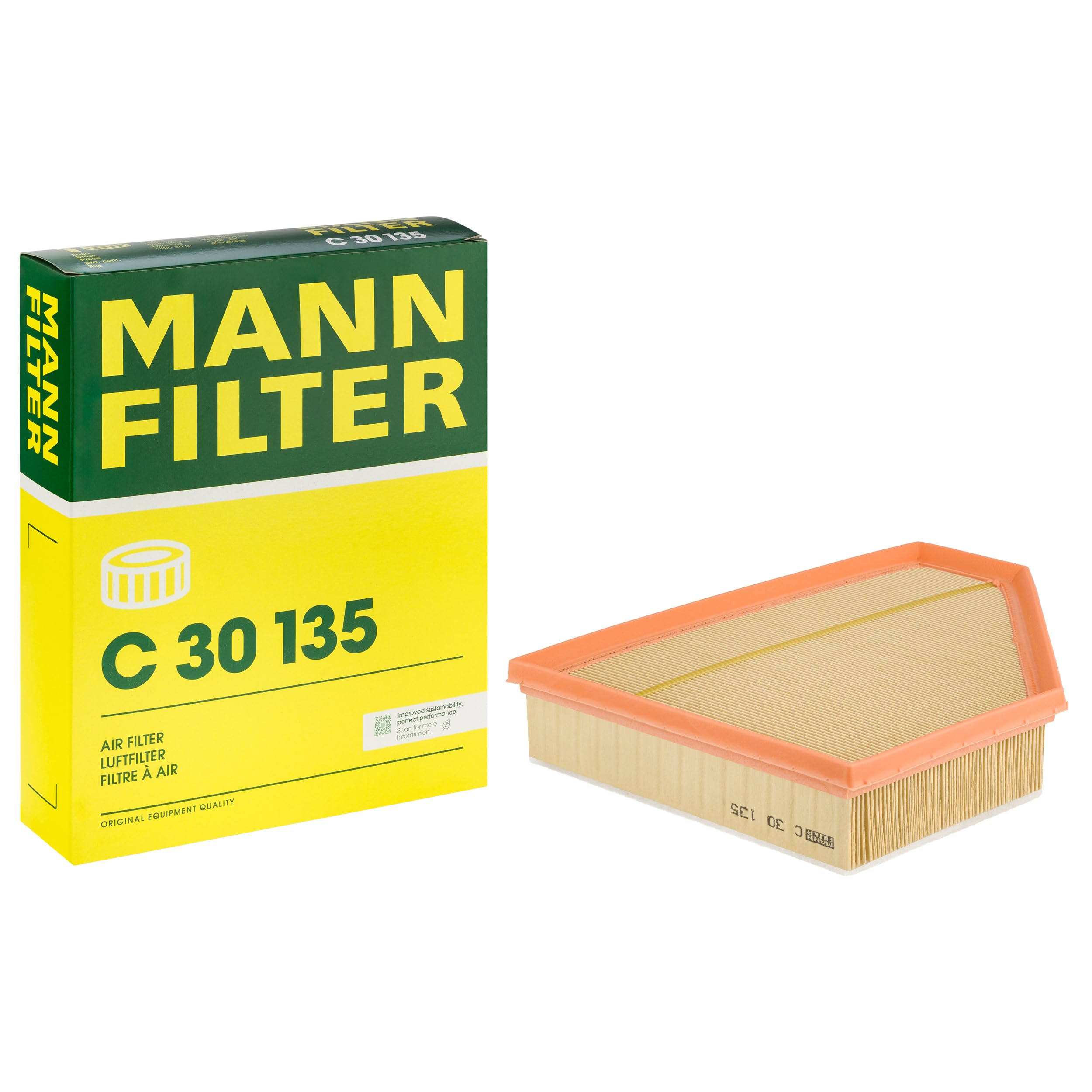 MANN-FILTER C 30 135 Air Filter - for Cars + Transporters