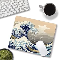 Japanese Mouse Pad, Sea Wave Mouse Pad, Mouse Mat