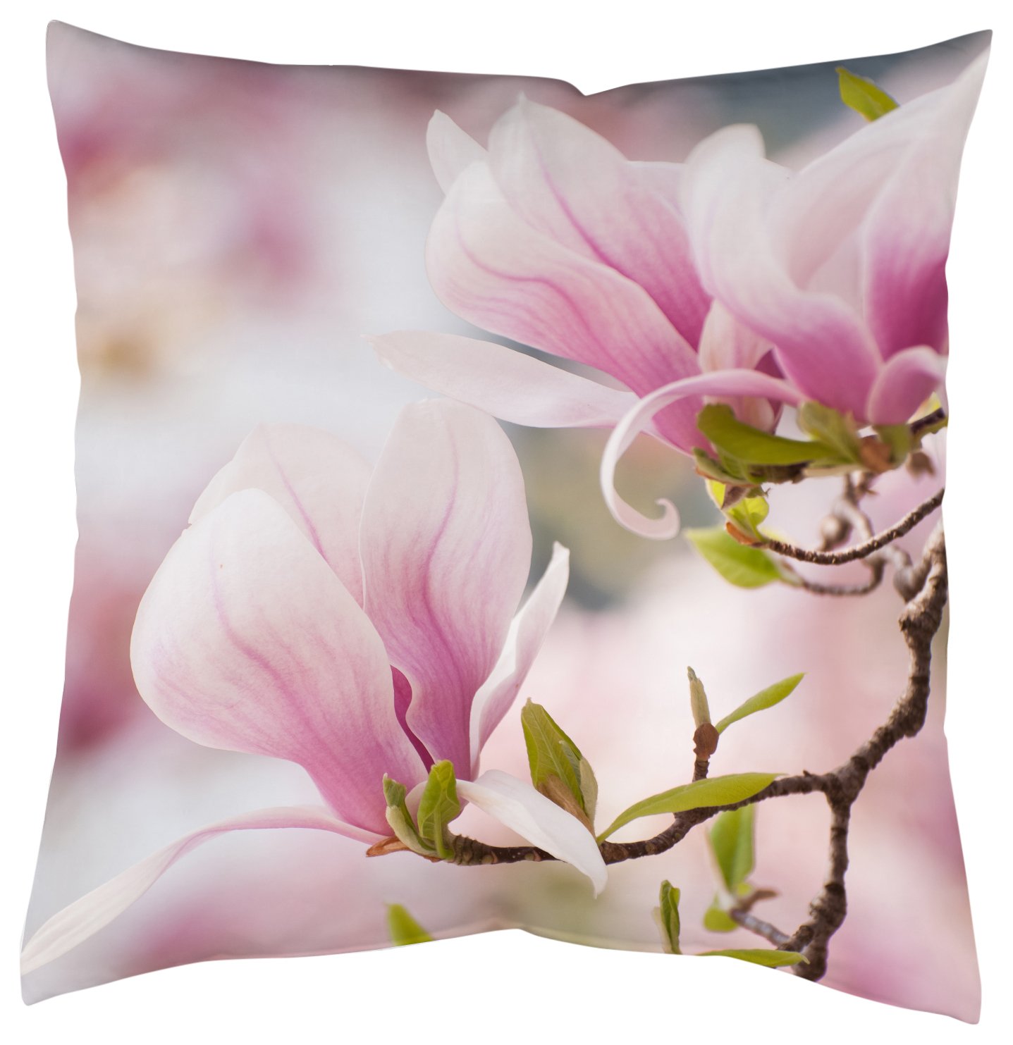 Home Fashion 66735 123 Rose 50 x 50 cm Digital Print Cushion Cover, 1 x Velvet Rose 50 x 50 cm