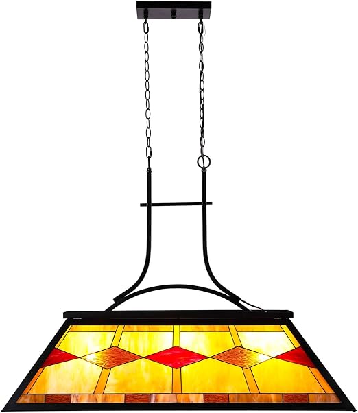 budweiser stained glass pool table light