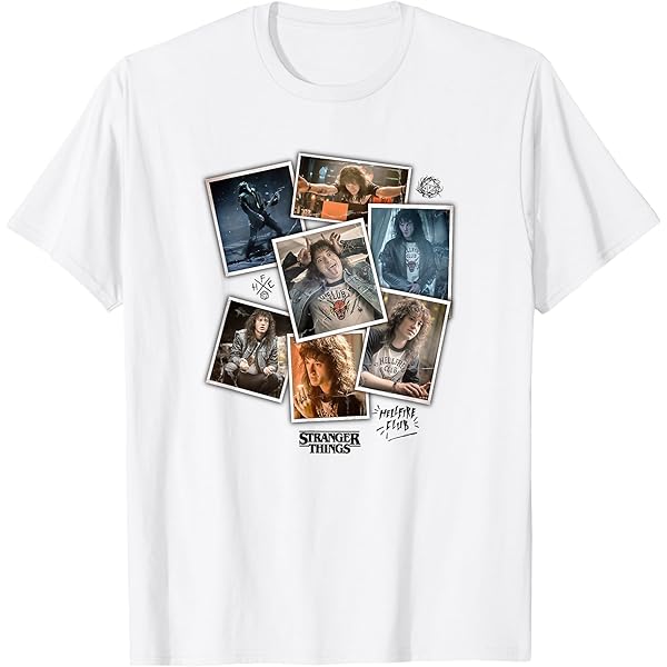 Camiseta Hellfire Club Stranger Things Manga Corta Niño Stranger