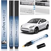All Cars Magic Pen, Car Scratch Remover for Vehicles, Professional Car Paint Scratch Repair, Quick Fix for Scratches and Paint Damage, Lasting Car Scratch Remover, Easy Use, Fits All Car Colors (2Pcs)