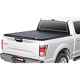 X XCOVER Soft Locking Roll Up Truck Bed Tonneau Cover, Compatible with 2015-2025 F150, 2022-2025 F150 Lightning Pickup 5.6 Ft Bed