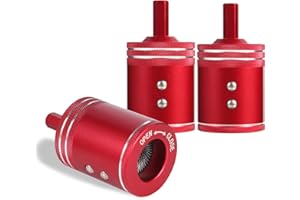 Mokaou 3 -Piece Set 1/2" 3/4" 1" Metal Copper Pipe Cleaner with Brush,Copper Tube Pipe Cleaner Brush for Power Drill Copper Tube and Pipe Cleaning Brush Tube Cleaner for Drill,Plumbing Tools.