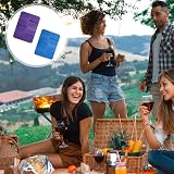 Jeufun 2pc Folding Foam Sit Mat Outdoor Seat Cushion XPE Purple Blue view 6