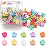 Mini Flower Hair Clips, Baby Hair Clips Mini Claw Clips Cute Jaw Clips Hair Pins Hair Barrettes Toddler Hair Accessories for Women Girls Kids Teens 100Pcs Colorful