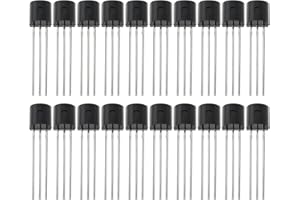 Micro Traders 20pcs MPF102 N-Channel RF Amplifier TO-92 N-Channel Transistor 20mA MOS Field Effect Transistor