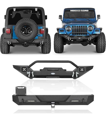 Esyauto Protection Triangle Capot Avant Noir Pour Jeep Wrangler TJ 1997-2006