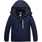 ZSHOW Boys' Waterproof Ski Jacket Windbproof Hooded Mountain Sportswear Outdoor Raincoat