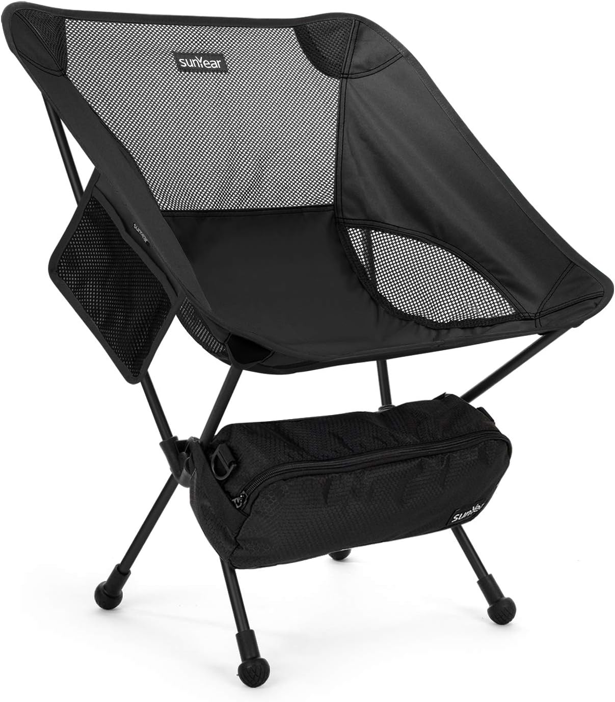 Sunyear Lightweight Compact Folding Camping Backpack Chairs, Portable, Breathablem Comfortable, Perfect for The Outdoors, Camping, Hiking, Picnic