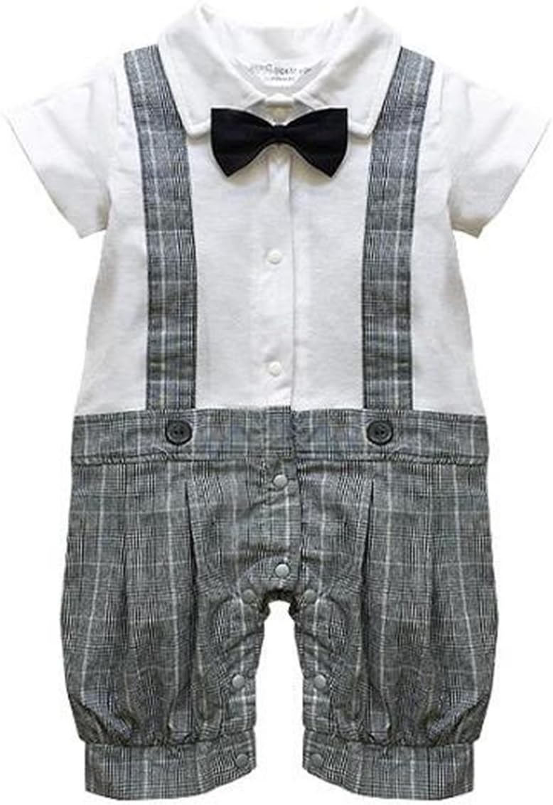 Baby Boy Formal Wedding 1pc Design Short Outfit