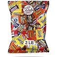 Golax Assorted Bulk Candy Mix -Skittles, Air Heads, Swedish Fish, Sour Patch Kids, Haribo, Starburst, Jolly Rancher - Individually Wrapped Candy - By Candy Market (2 LB)