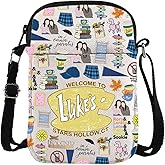TSOTMO TV Show Merch Stars Hollow Messenger Bag for TV Fans Lukes Diner Gift Lorelai and Rory Gifts (HOLLOW Cross)