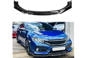 JMTBNO Universal Car Front Bumper Lip Body Kit Chin Spoiler Splitter Compatible with Nissan Sentra AcuraTLX Civic Subaru WRX Splitter Trim Protection Spoiler Air Dam (Black-Black)