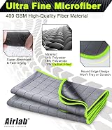 Airlab 2X Thickened Magic Cleaning Cloth 400GSM 50x40cm Carbon Microfibre view 3