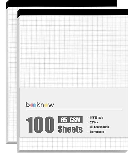 Graph Paper 10 Squares Per Inch Tops 33051 Quadrille Pads,