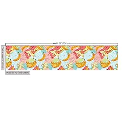 Lunarable Fruit Fabric by The Yard, Watermelon