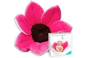 Blooming Bath Baby Bath Seat - Baby Tubs for Newborn Infants to Toddler 0 to 6 Months and Up - Baby Essentials Must Haves - The Original Washer-Safe Flower Seat (Original, Hot Pink)