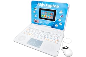 HAIOUMM Kids Laptop, Color Screen Educational Laptop with 48 Learning Modes, Laptop for Kids Ages 5+