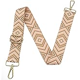 Purses Purse Strap Wide Shoulder Strap Adjustable Replacement,Retro Jacquard Embroidery for Shoulder Bags