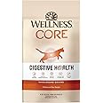 Wellness CORE Digestive Health Wholesome Grains Probiotic Coated High Protein Dry Cat Food, Chicken & Rice Dry Cat Food, 11 Pound Bag