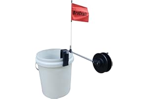 BroCraft Ice Fishing Bucket Rattle Reel for Shelter and Sled