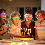 SZHFU 36 Pack Neon LED Glasses 6 Colors 3 Modes Shutter Party Lights view 7