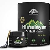 Gold Grade Shilajit Pure Himalayan Organic for Men and Women, Himalayan 75%+ Fulvic Acid & 85+ Trace Minerals - Resin for Energy & Immunity (50 Grams)