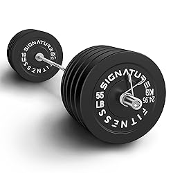 Fitvids Olympic 2" Bumper Plates Set Including