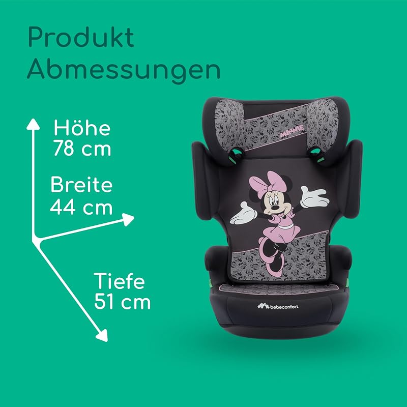Disney RoadSafe i-Size Kindersitz, 100–150 cm, Authentic Minnie