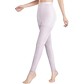 DCCDU Medical Compression Pantyhose for Women & Men, 20-30mmHg Graduated Support Tights, Opaque Footless Waist High Compression Stockings & Leggings for Varicose Veins, Edema, Flight, DVT, White, 3XL