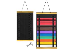 Famaster Wooden Karate & Taekwondo Belt Display Rack - Celebrate Beginners'Journey - A Meaningful Gift of Effort and Perseverance