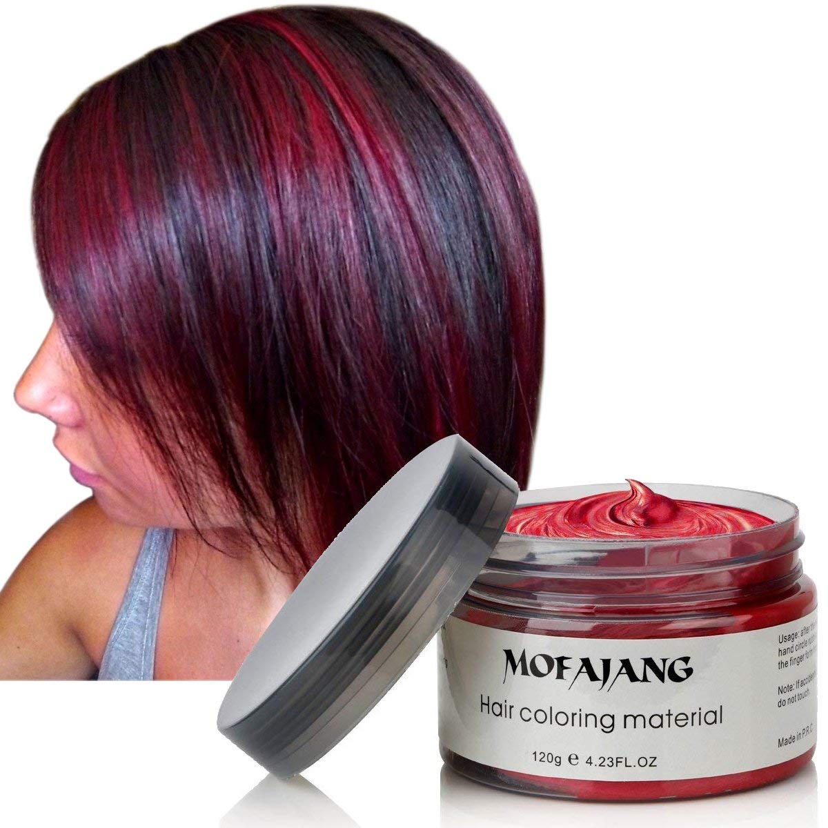 Buy Beeshine Purplish Red Hair Coloring Wax Wine Red Disposable
