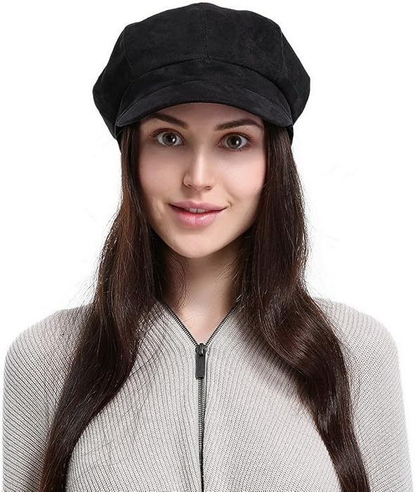 ladies suede cap