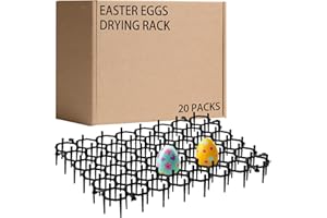 stufool 20 Pcs Art Drying Rack, Easter Eggs Drying Rack, Craft Drying Racks for Classroom Crafts Rocks and Egg Painting Perfect forPainting DIY Crafts and Other Small Arts and Crafts