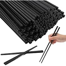 Amazon.com: Dandat 48 Pairs Fiberglass Reusable Chopsticks
