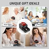 ADAZ Preserved Real Rose Gift Box with I Love You Necklace for Her view 6