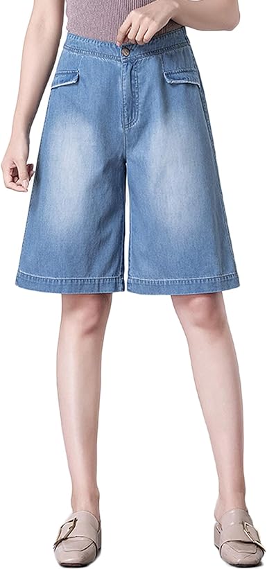 women's denim culottes