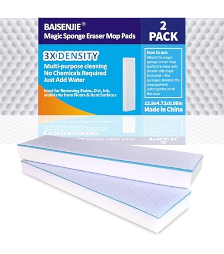 Produktbild von Mr. Clean Magic Eraser Mop Nachfüllkopf – Für Extra Power Mop, 27,9x8,1x4,3 Cm, Für Vinyl, Stein, Fliesen, Ohne Chemie