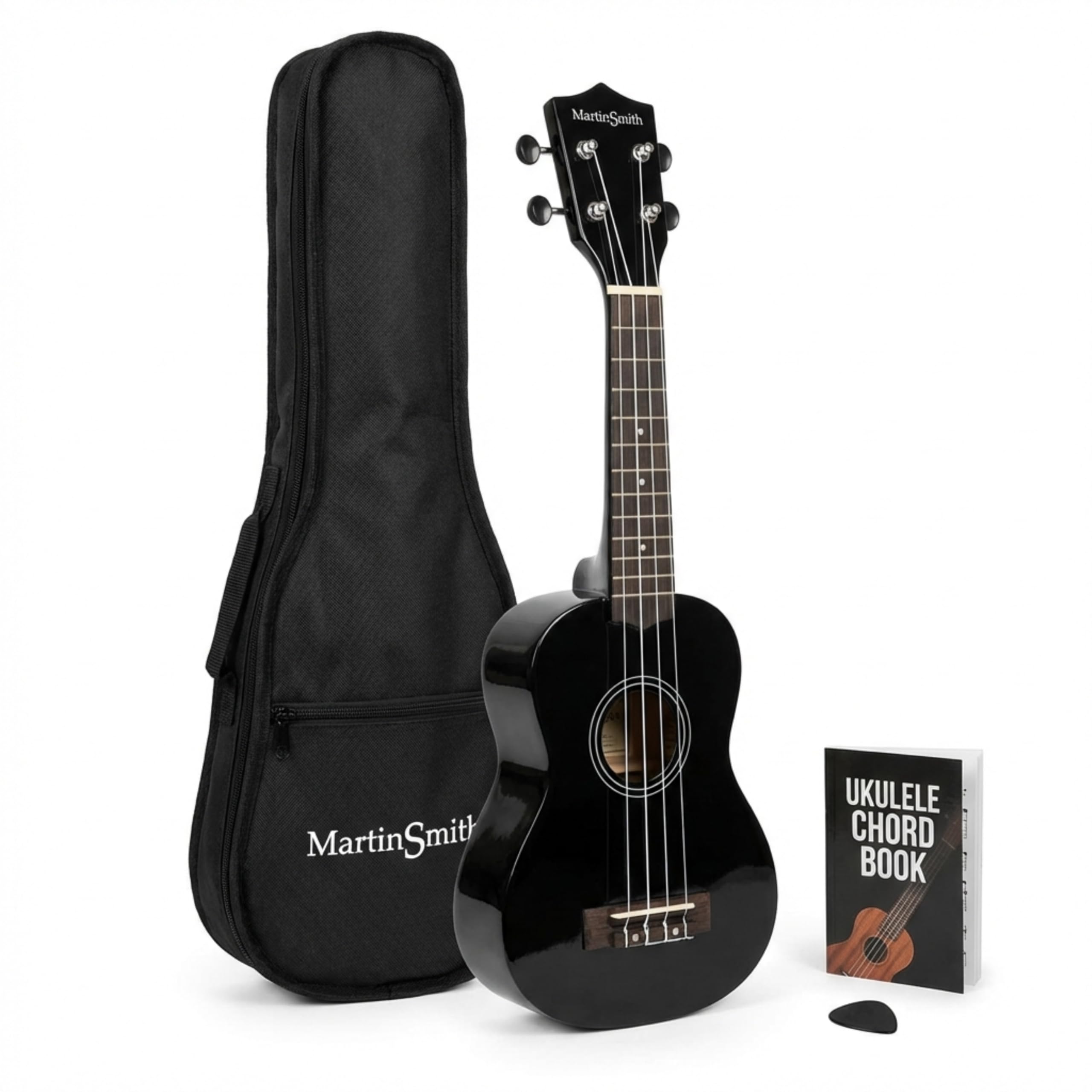 Martin Smith Ukulele with Gig Bag, Chord Book, Spare Strings & Picks