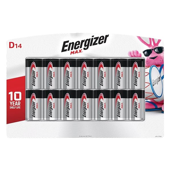14-PACK MAX D BATTERIES BY ENERGIZER