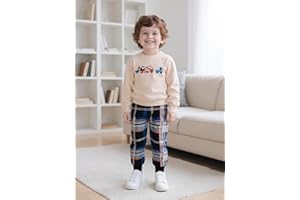 Boys Two Piece Outfits Sweatsuit Zip Up Sweatshirt Tracksuit Athletic Jogger Sets 100-140cm