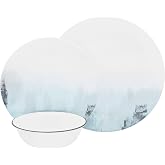 Corelle&reg; Tranquil Reflection 12-piece Dinnerware Set, Service for 4