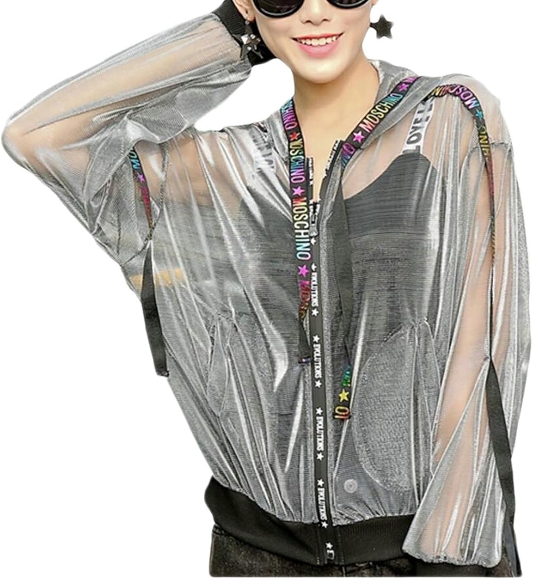 CCKUKDE Women Fashion Sunscreen UV Sun Protection Hooded Thin Jacket