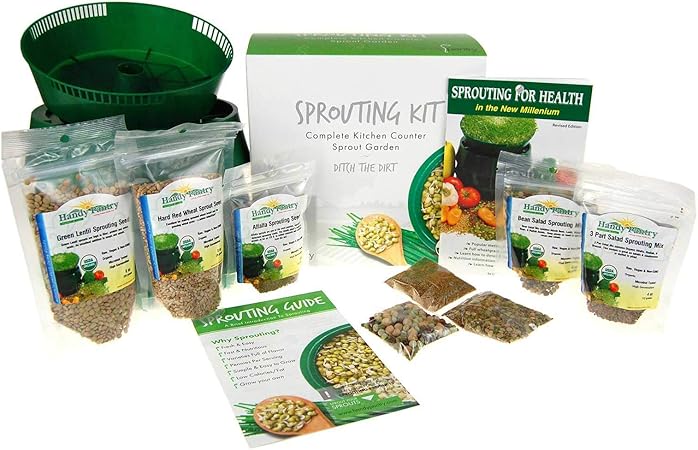 Amazon Com Handy Pantry Basic Sprouting Starter Kit W Seeds