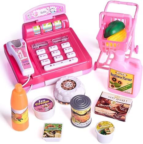 kids play cash register
