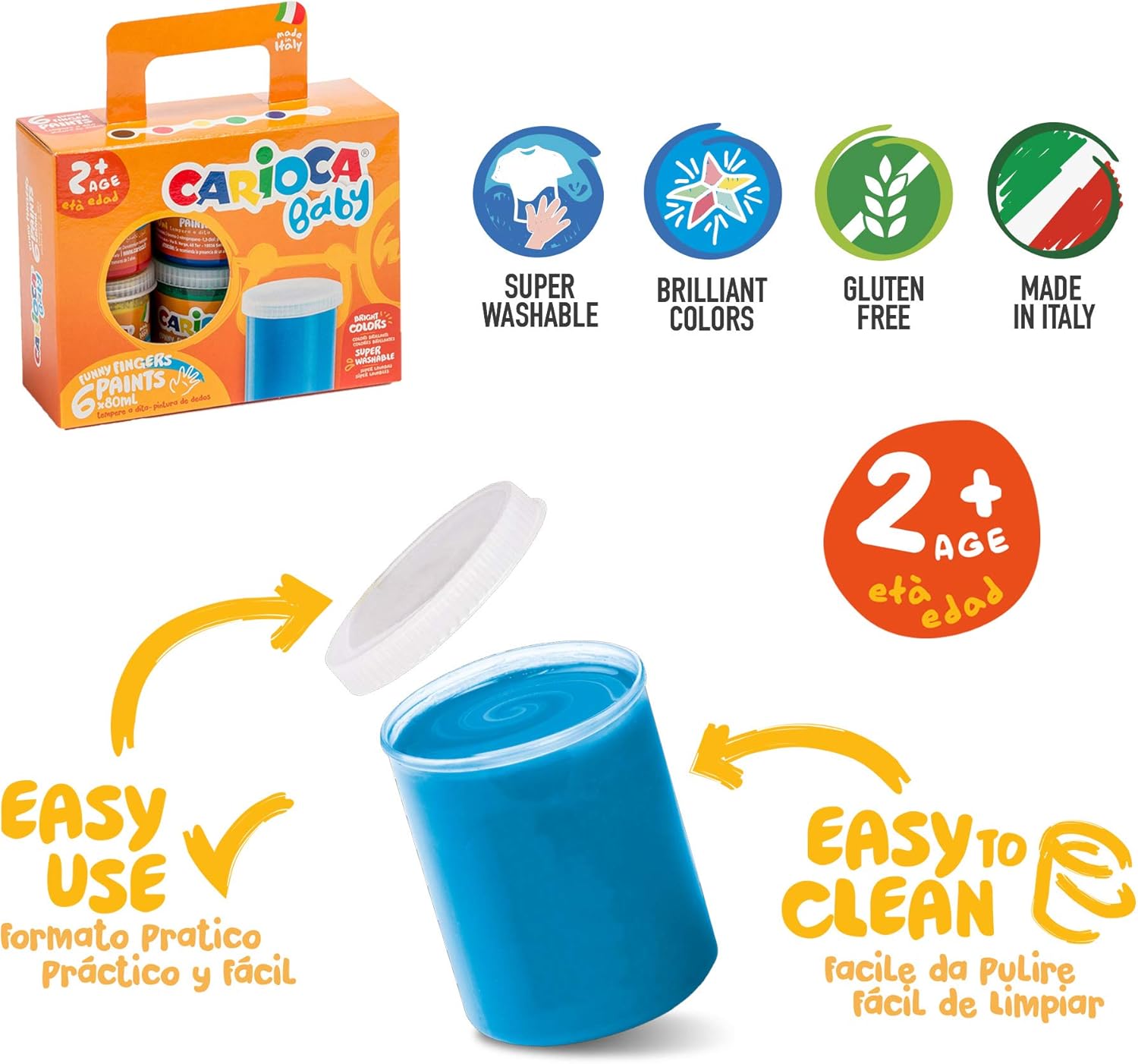 Recensione Carioca Finger Paint: Offerta e Prezzo delle tempere per bambini